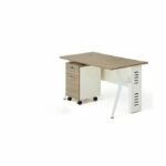 GENERIC NEW MODERN K1 METAL OFFICE TABLE WITH DRAWERS
