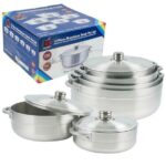 SHUAIDEBAO 12pc ALUMINUM STOCK POT SET