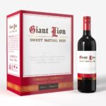 GIANT LION SWEET NATURAL RED WINE 740ml