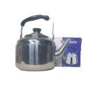 SILVER STAINLESS STEEL WHISTLE KETTLE 2.0ltrs