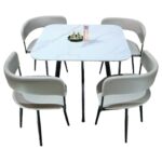 4 SEATER MABLE DINNING SET