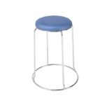 CHROME ROUND STOOL