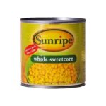 SUNRIPE WHOLE SWEETCORN 340g